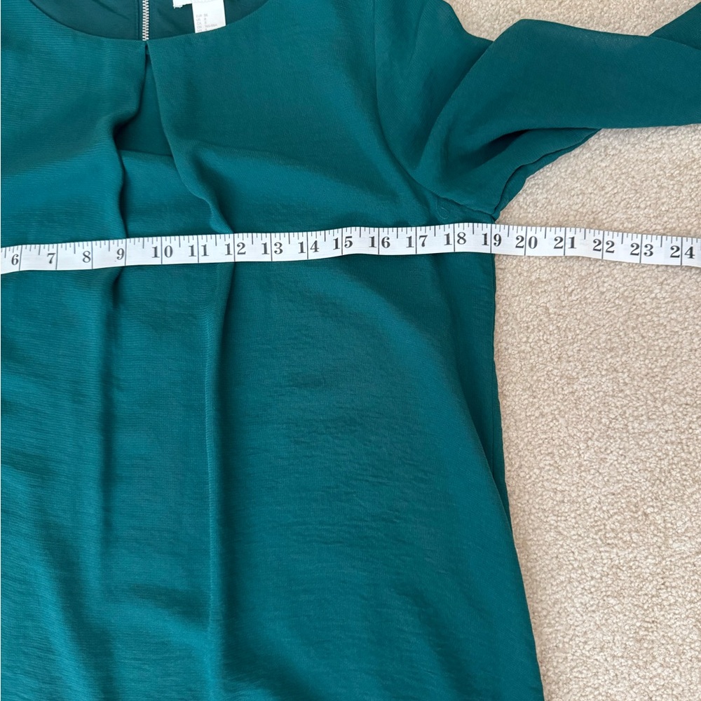 NWOT H&M Elegant Green Dress for Women Size 8 - Picture 6 of 8